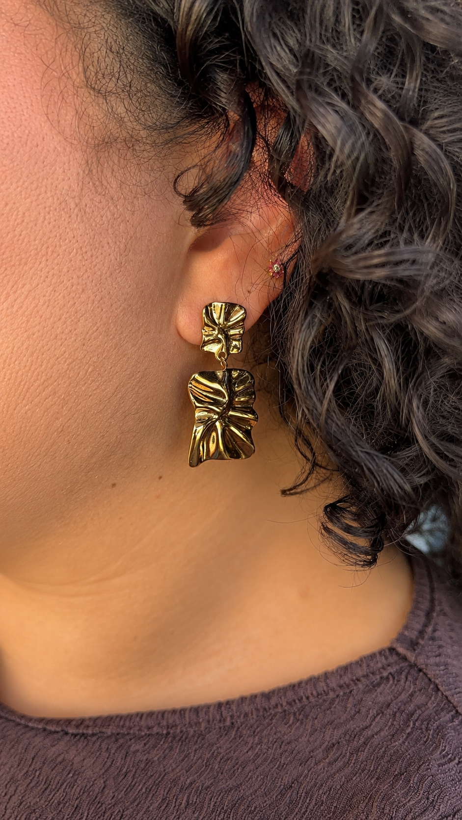 IRIS — Boucles d'oreilles